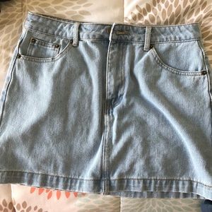 Forever21 denim mini skirt